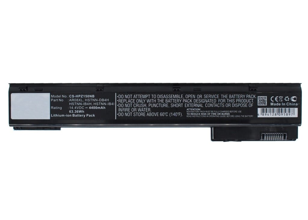 Batería de laptop de reemplazo 4400 mAh