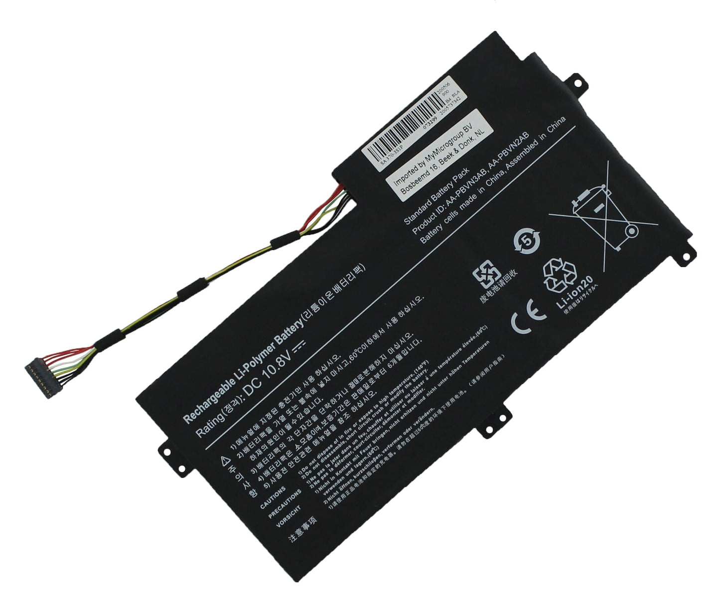 Batteria per laptop sostitutiva 3950 mAh