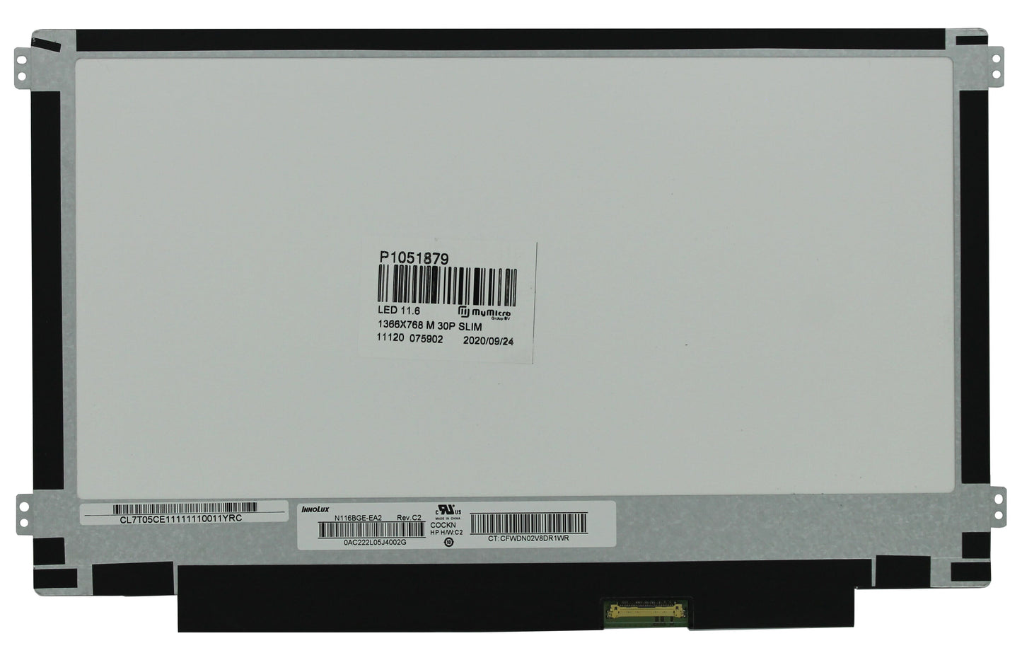 OEM 11.6 Inch LCD screen 1366x768 Mat 30Pin EDP
