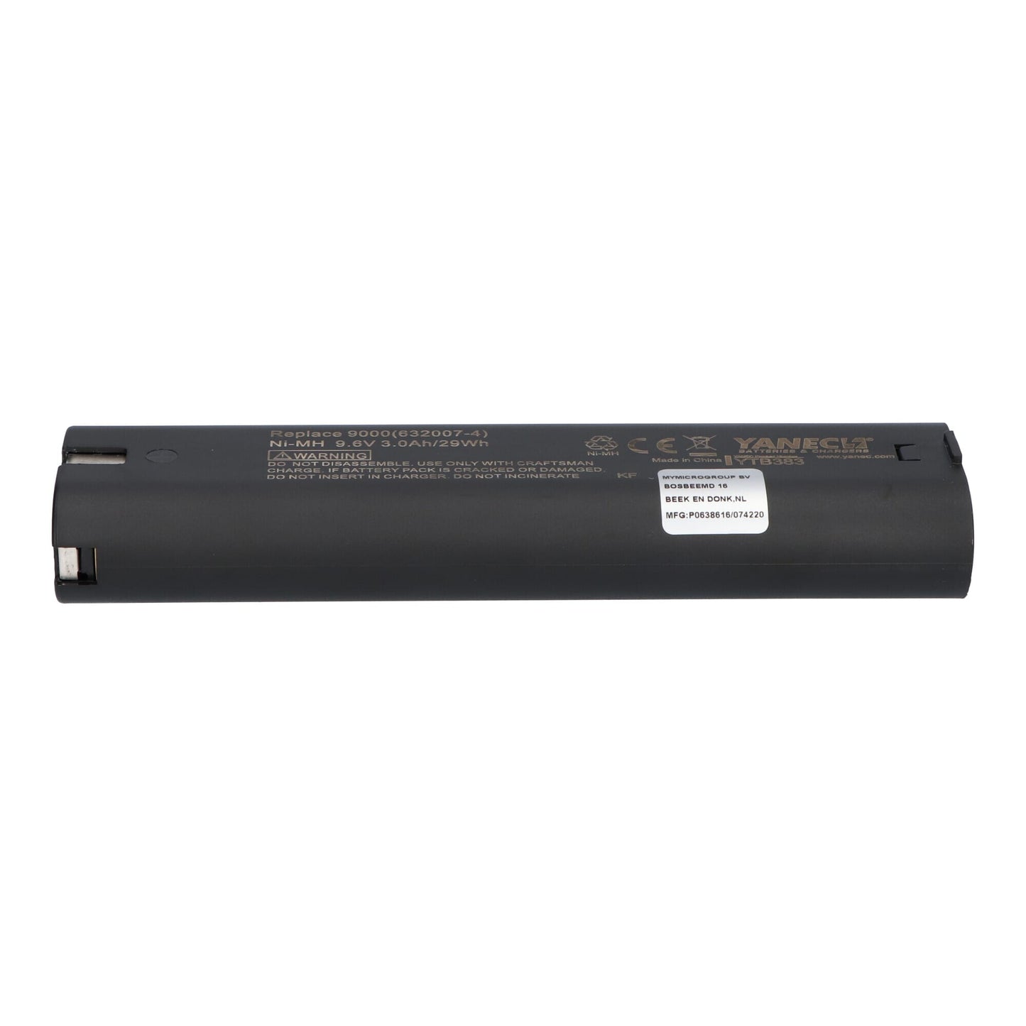 Yanec Tools Battery Battery 9.6V 3Ah Ni-MH per Makita Internal