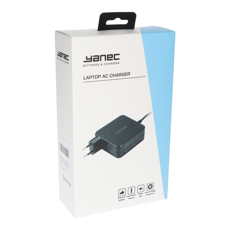 Yanec USB-C Wall Carger 65W Negro