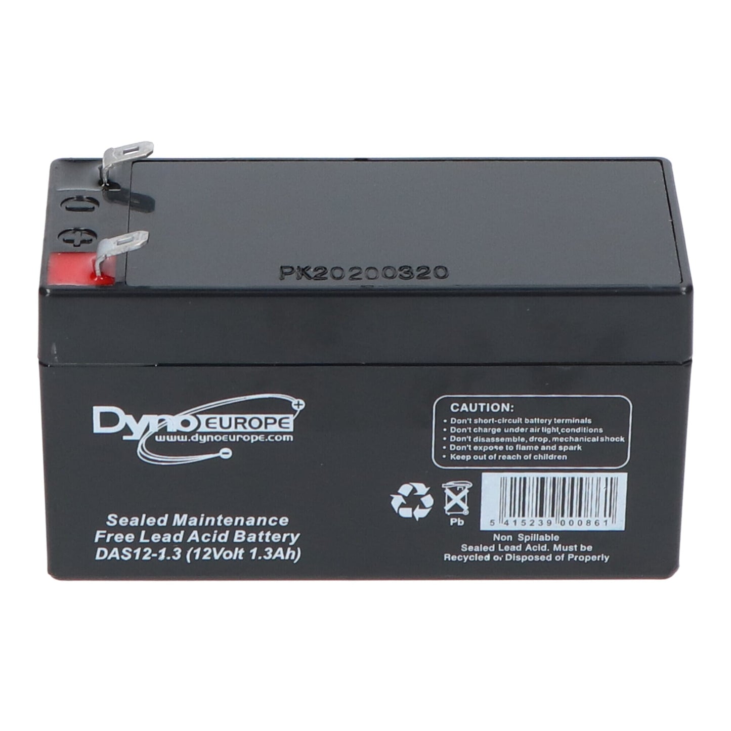 DYNO Europe Battería de plomo DYNO 12V 1.3AH
