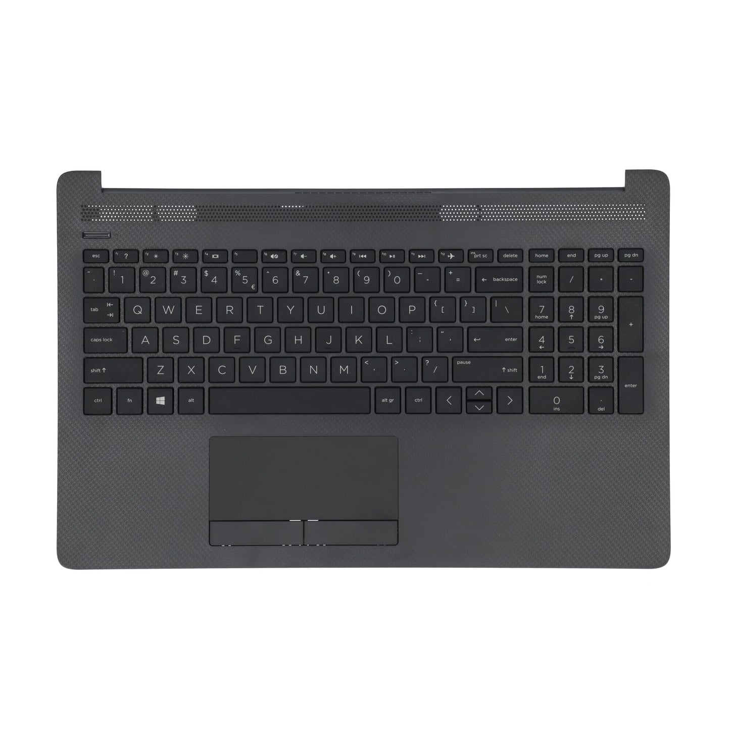 Ty hp laptop toetsenbord qwer us + top cover - zwart