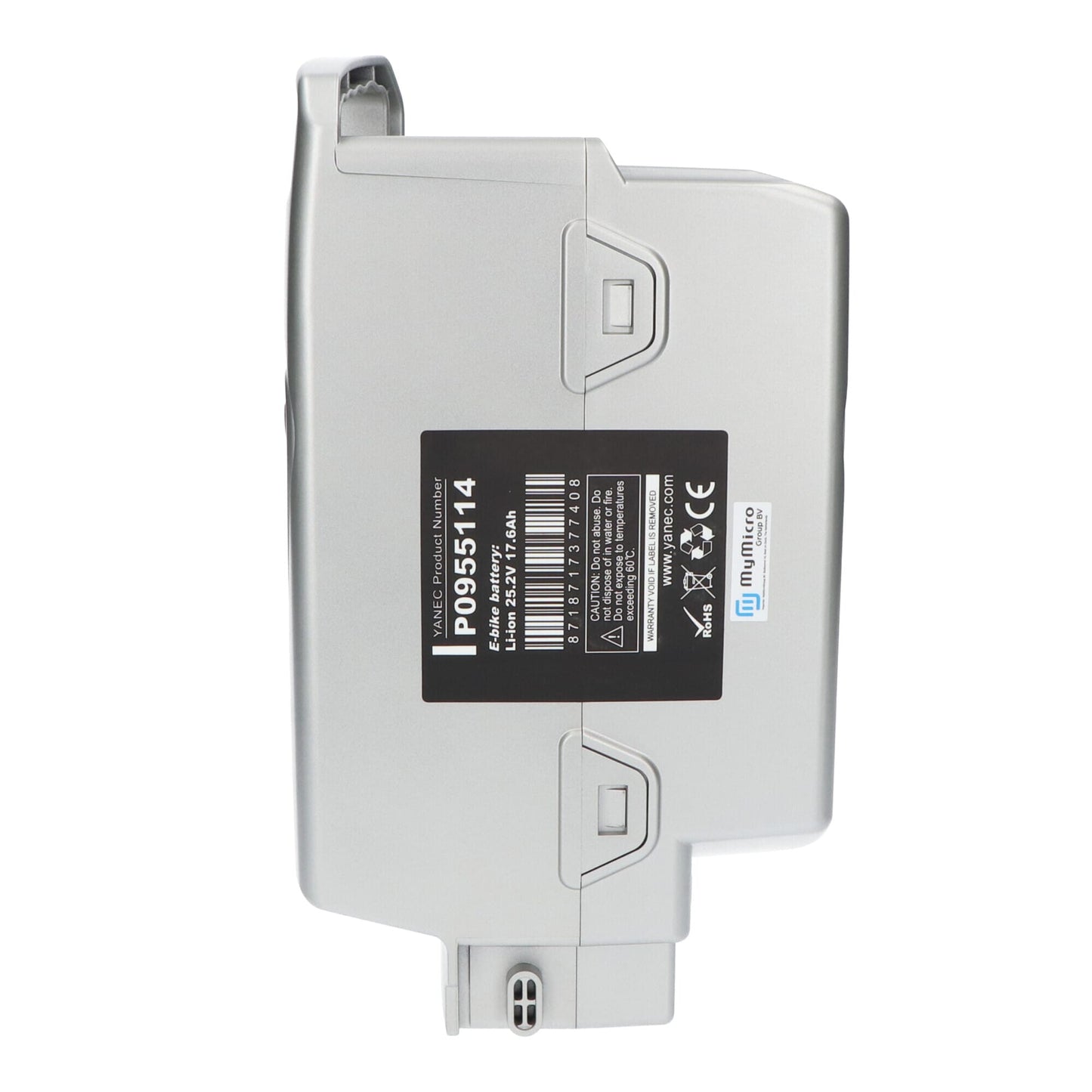 Panasonic compatible fietsaccu 26v 18ah zilver