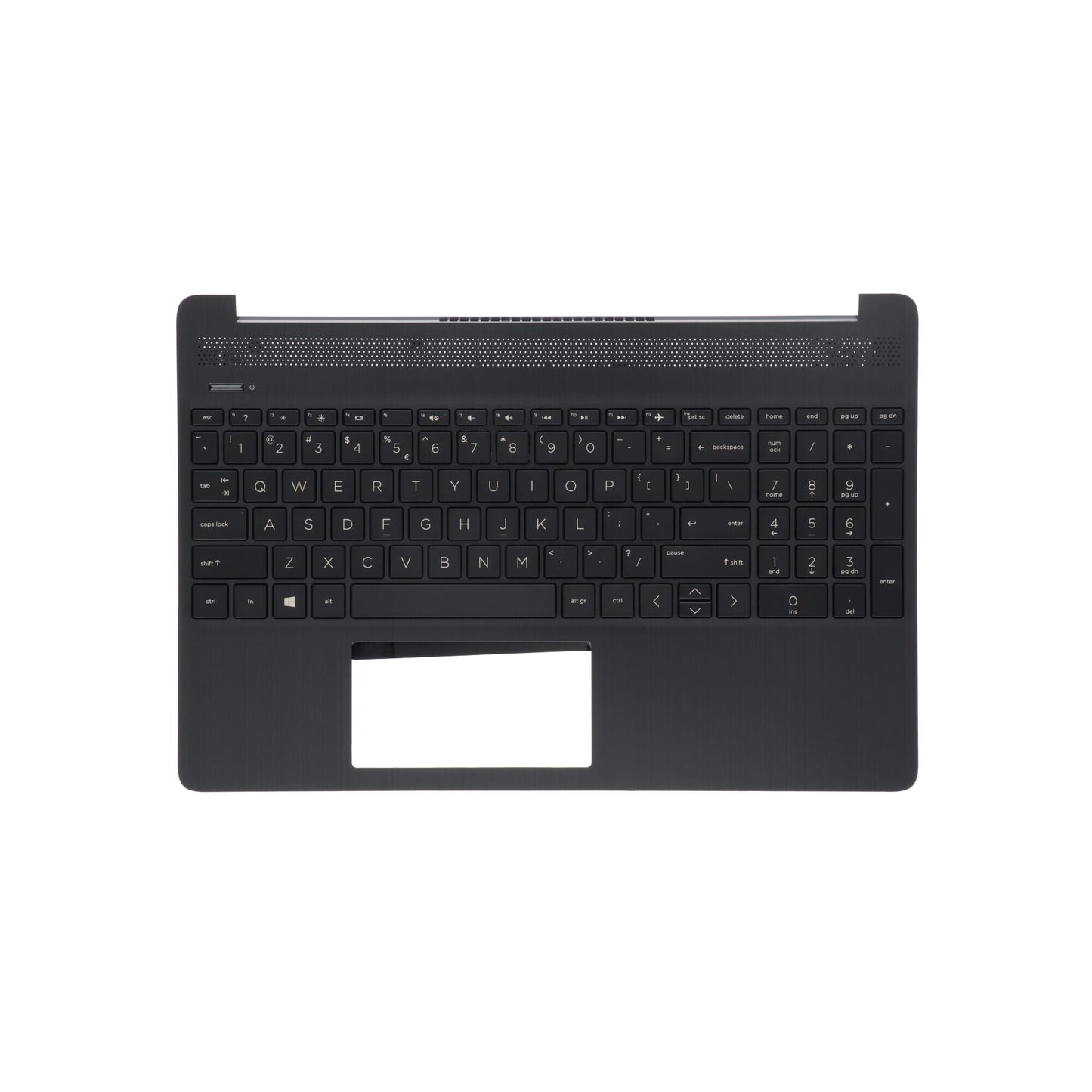 Tastiera per laptop hp qwerty us + cover top grigio