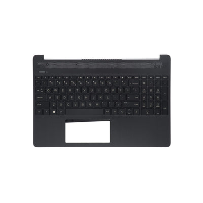 Tastiera per laptop hp qwerty us + cover top grigio
