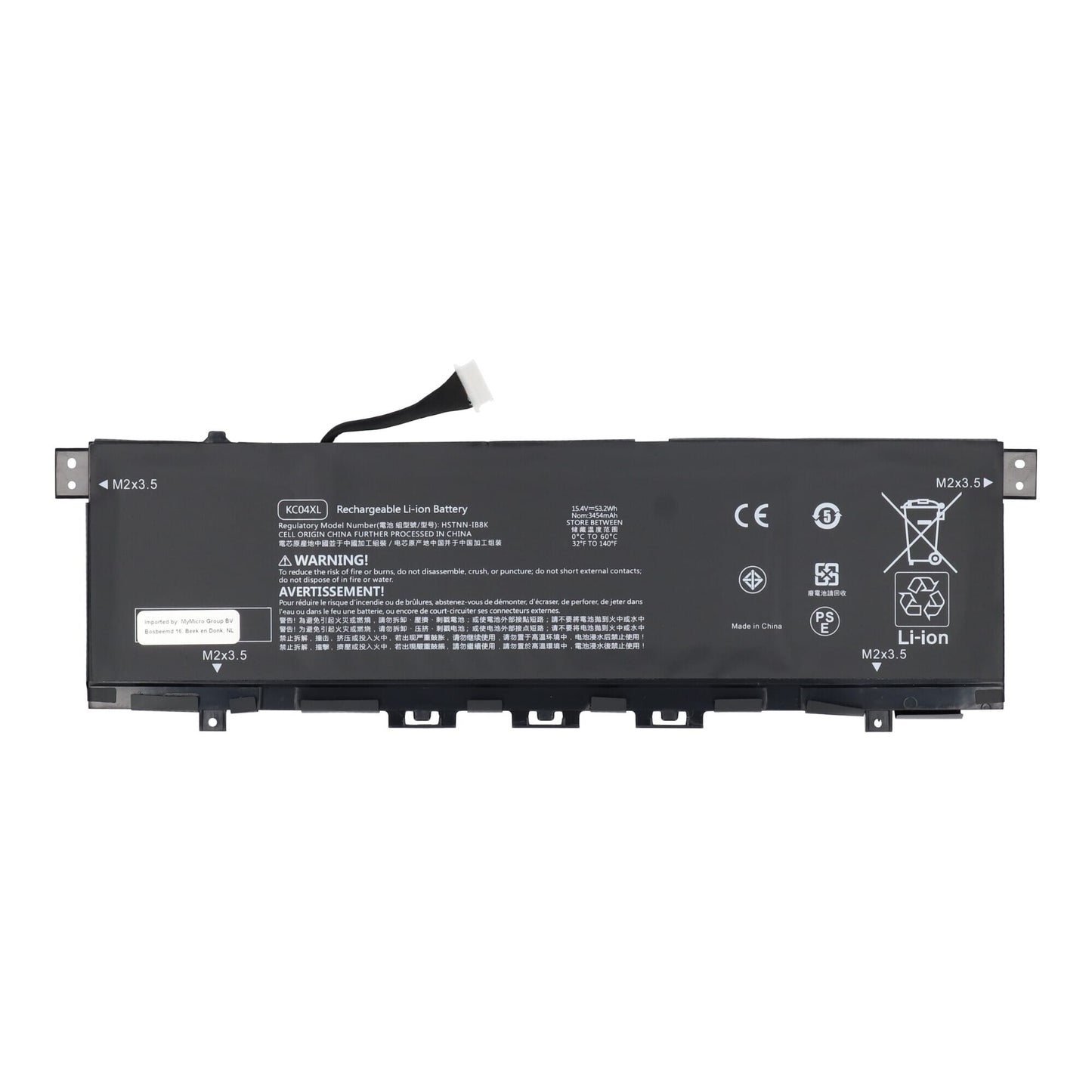 Batteria per laptop sostitutiva 3400 mAh