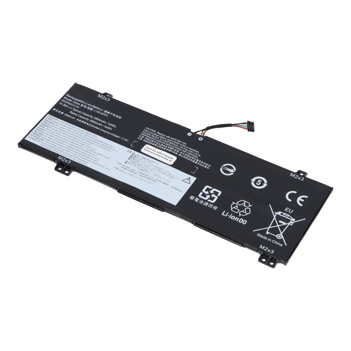 Batería de laptop de reemplazo 2850 mAh