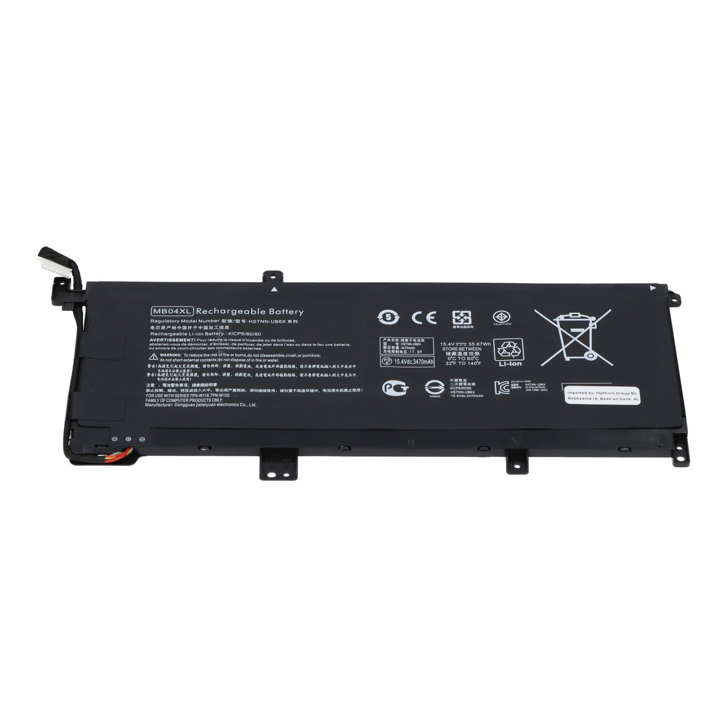 Batteria per laptop sostitutiva 3400 mAh