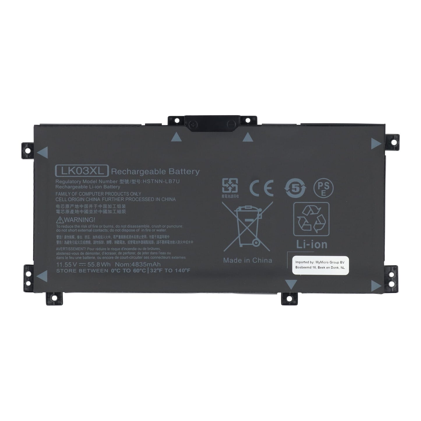 Batteria per laptop di sostituzione 11.55V 4400MAH