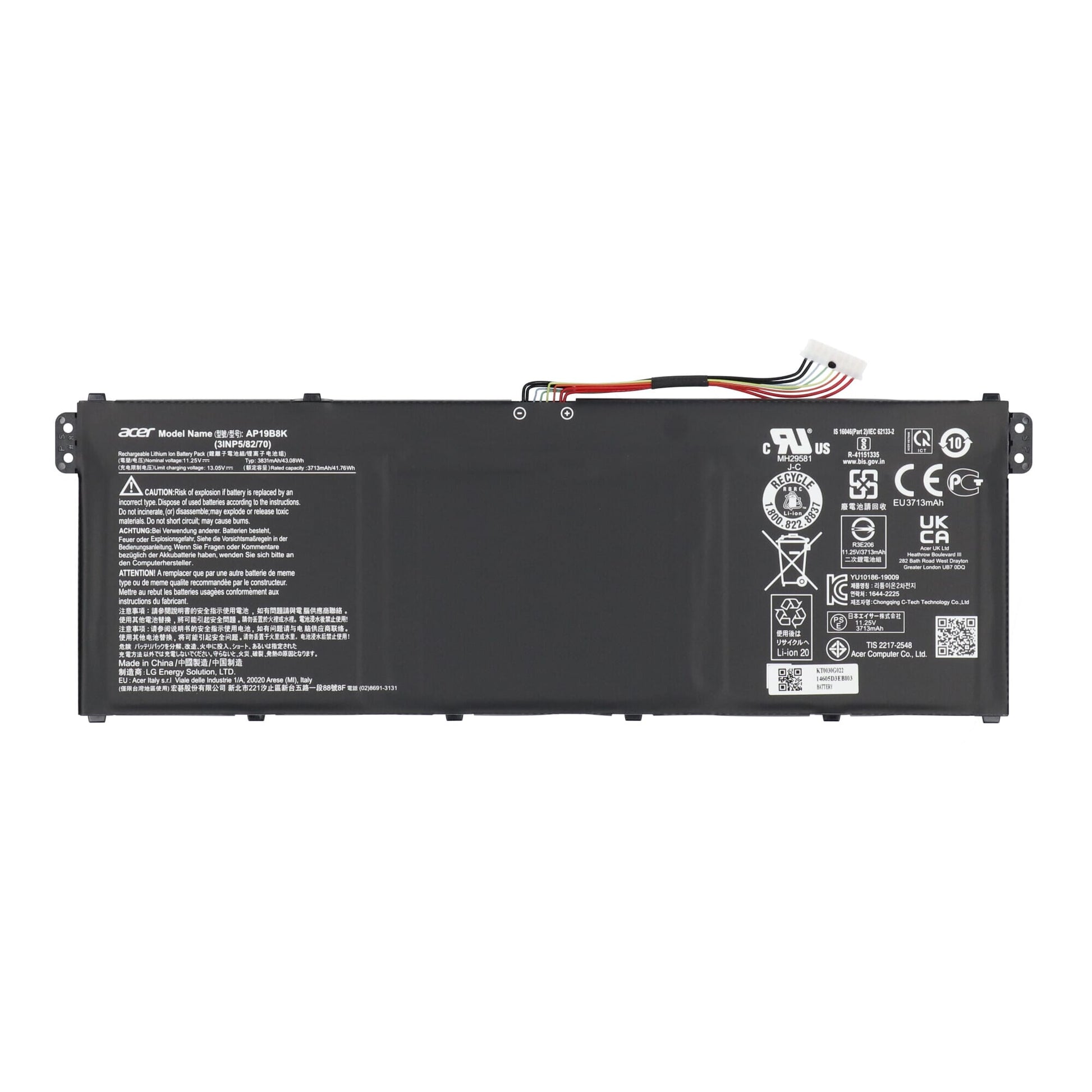 Acer laptop battery 11.25V 3831MAH
