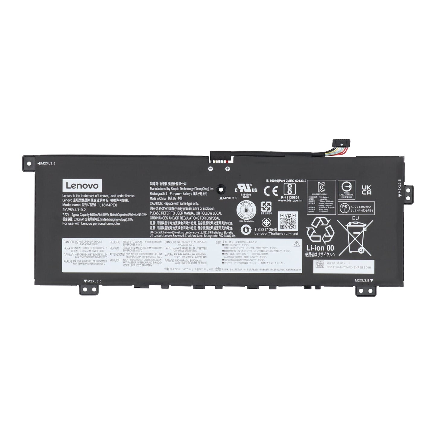 Batteria per laptop Lenovo 6390 mAh