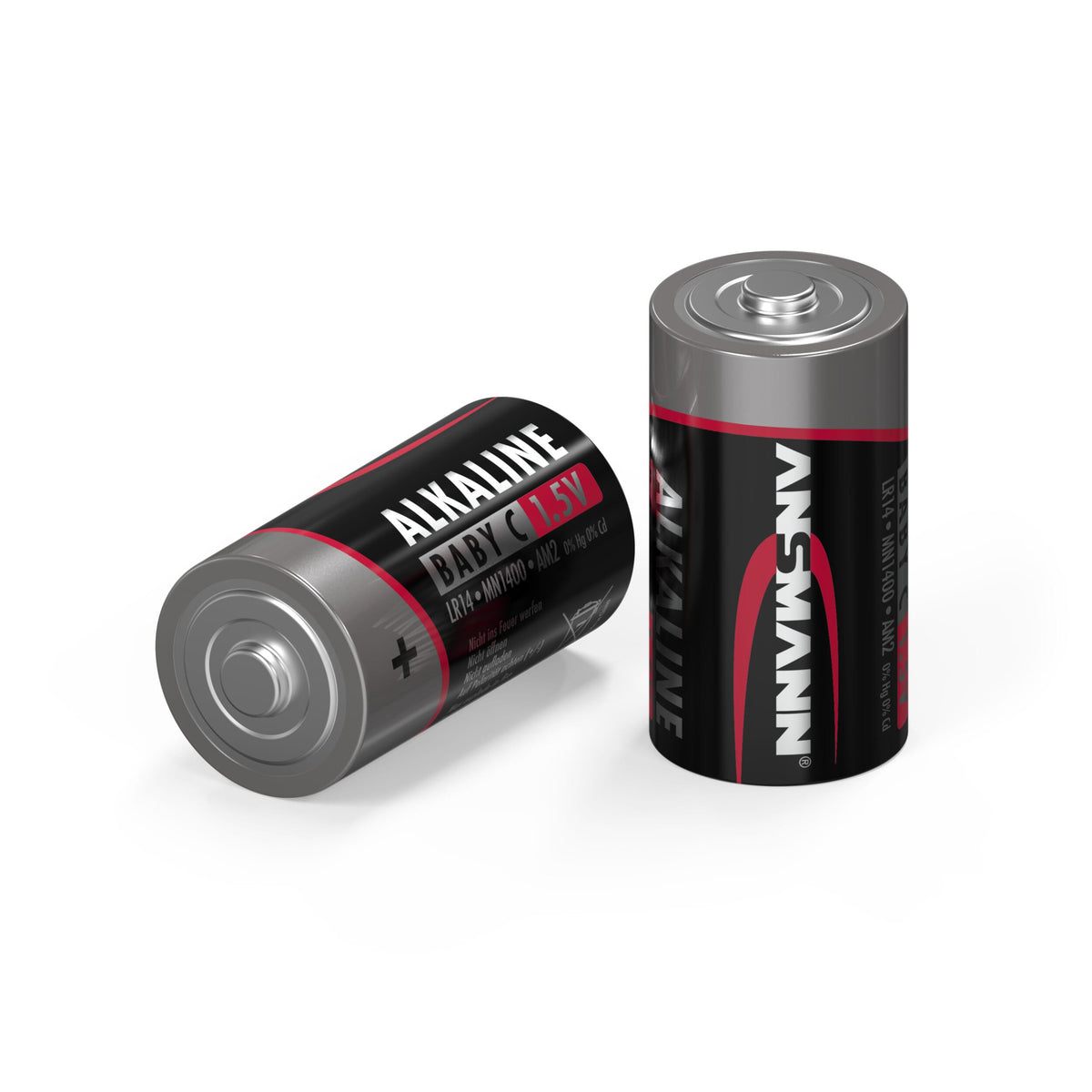Ansmann alkaline batterij baby c lr14 4 pcs. krimpfolie