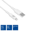 Actuar USB A a Lightning Load Data Cable 2M Certificado por MFI