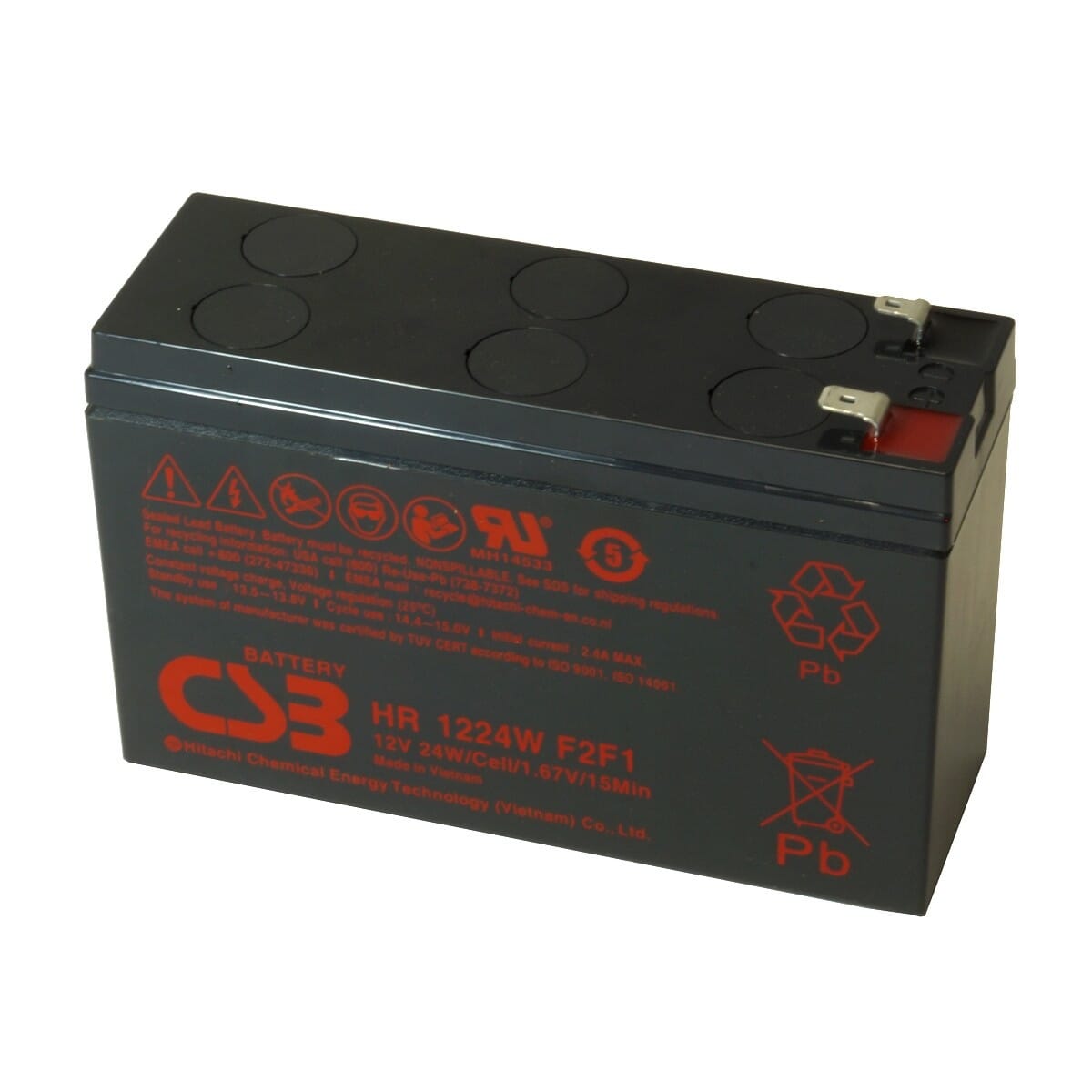 Batteria CSB CSB UPS Sostituzione della batteria Set RBC106
