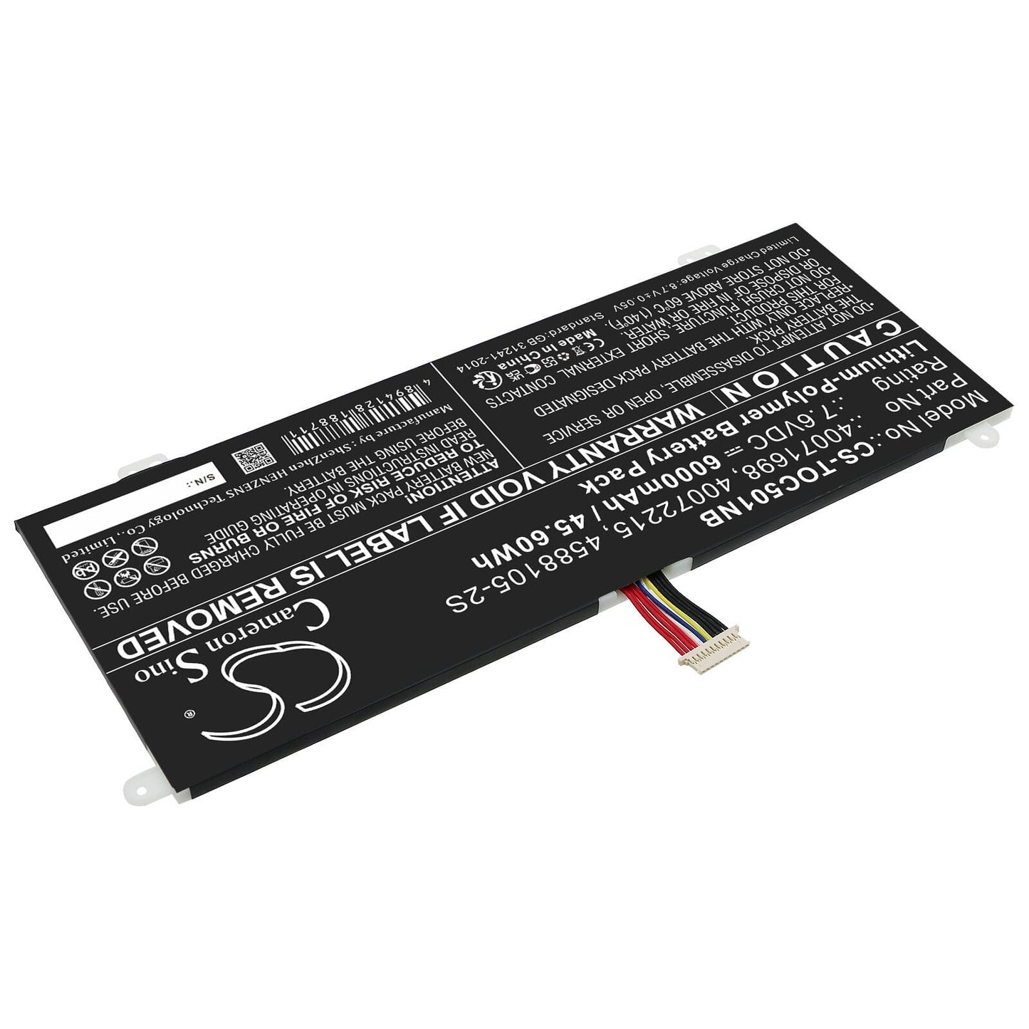 Batteria per laptop sostitutiva 6000MAH