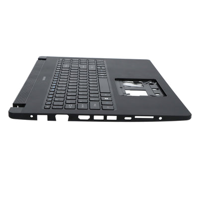 Tastiera per laptop Acer Qwerty US + Copertura superiore, BL Black