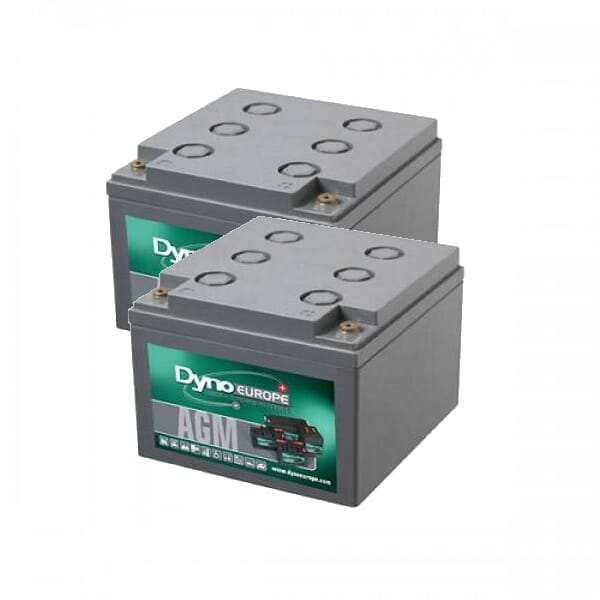 DYNO Europe Battery AGM Battery 12V 26AH REPLACIÓN SET (CABLES EXCL.)