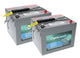 Dyno Europe Battería de gel Dyno 12V 44AH Conjunto de reemplazo (Cables de exclusión)