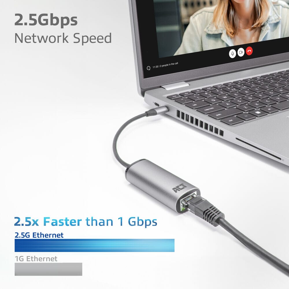 ACCETA USB-C a 2.5 Adaptador de Gigabit Ethernet