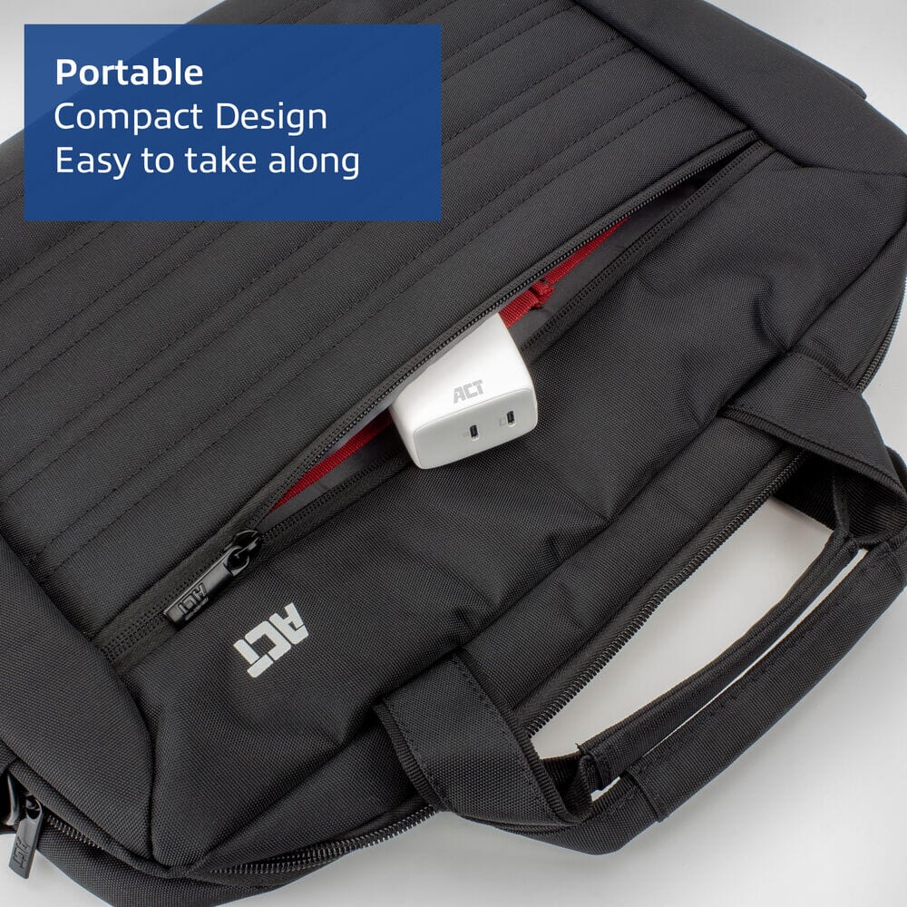 Connettività ACT USB-C Caricatore 65W 2 porte con consegna PPP e G