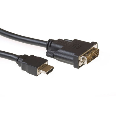 Acto 2 metros HDMI a DVI-D Adaptador Cable