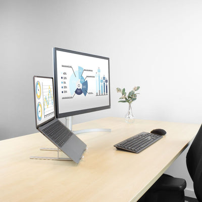 ACT Connectivity laptop la computadora portátil estándar de aluminio, plegable