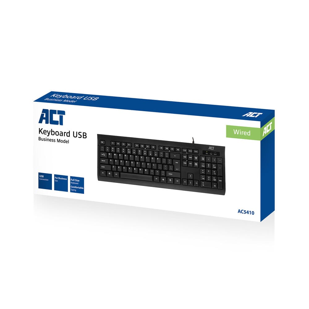 ACT Business Keyboard USB (Diseño Qwerty US)