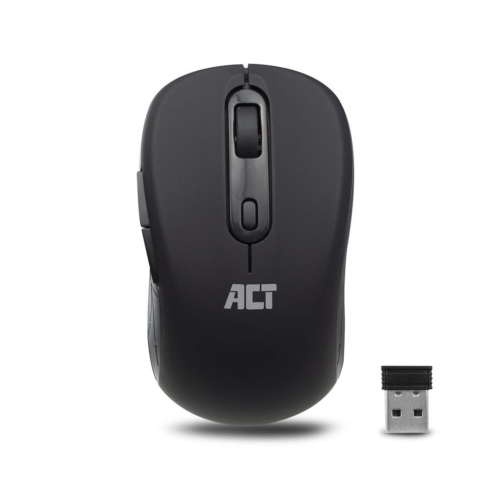 ACT Wireless Keyboard y mouse USB Nano receptor Qwerty