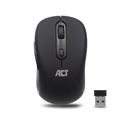 ACT Wireless Keyboard y mouse USB Nano receptor Qwerty