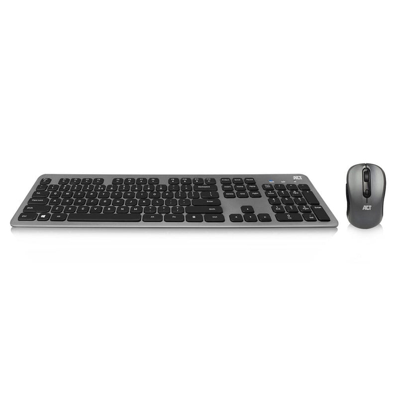 Act wireless set con tastiera e mouse (layout di Qwerty US)
