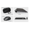 ACT Wireless Set con teclado y mouse (diseño de Qwerty US)
