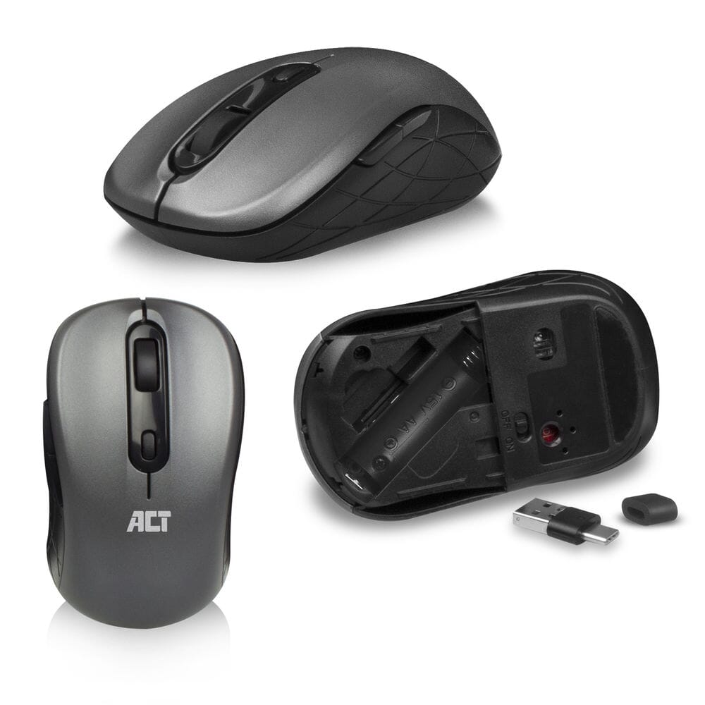 ACT Wireless Set con teclado y mouse (diseño de Qwerty US)
