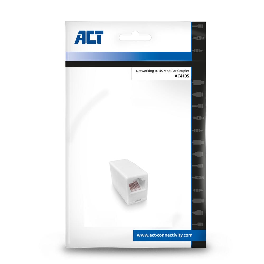 Pieza de acoplamiento modular ACT UTP, RJ45