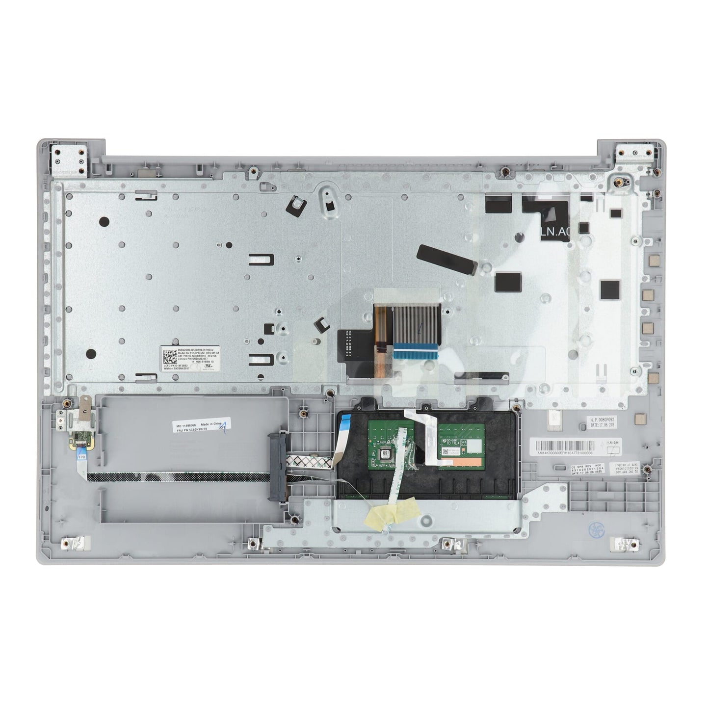 Teclado de la computadora portátil Lenovo Qwerty US + Top Cover, retroiluminación