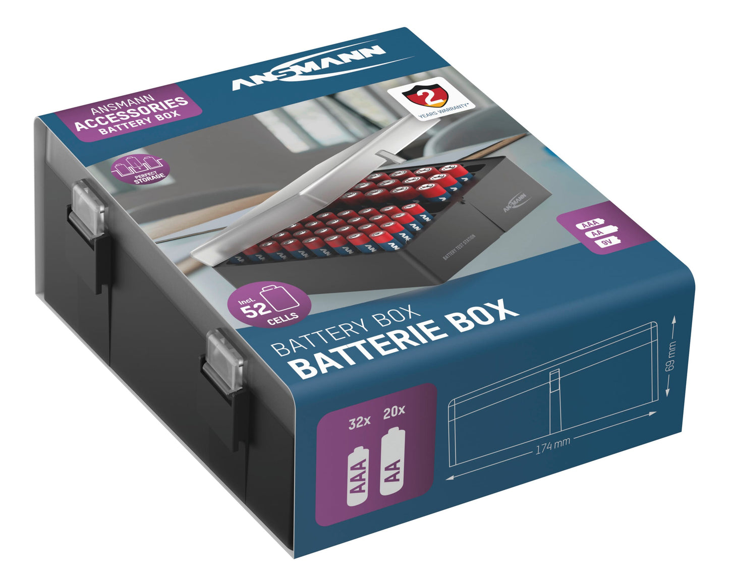 Ansmann Alkaline Battery AA AA 52 PCS