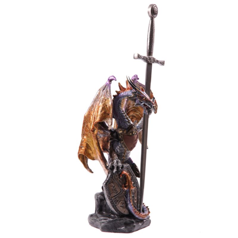 Drago di scudo del fuoco di Dark Legend