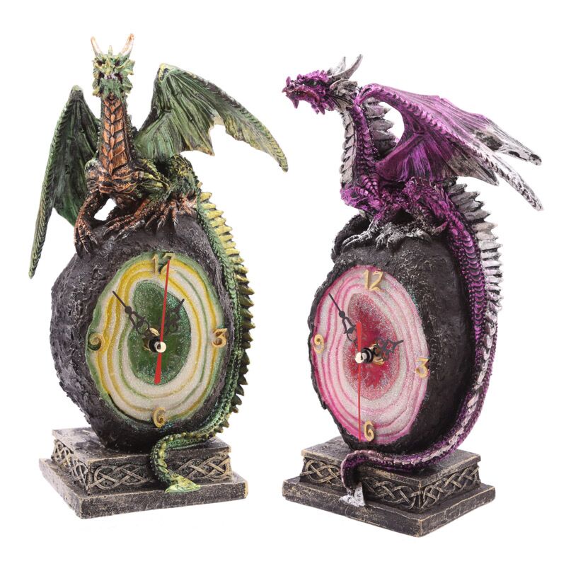 Orologio da mantello del drago geode