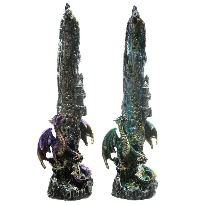 Dragon Waterfall Standing Incenso Holder