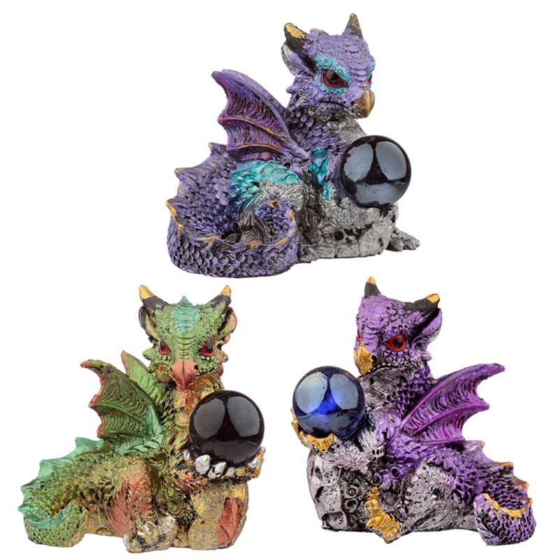 Elementos Dragon con esfera misteriosa