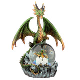 Dark legends kristallen bol draak sneeuwbol - afbeelding 2
