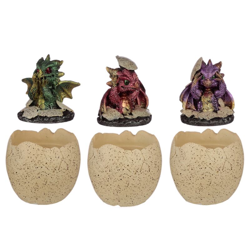 Elementos Dragón Caja de almacenamiento de huevos