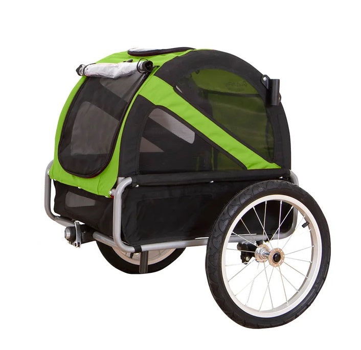 Rimorchio per cani Doggyride Mini20 solo cabina verde