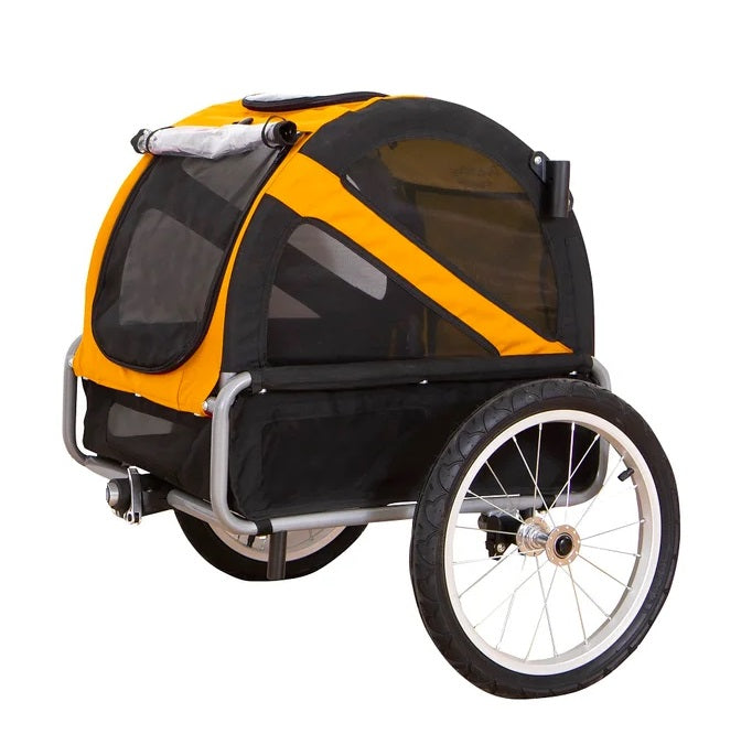 Remolque para perros Doggyride mini20 naranja solo cabina