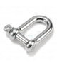Grillo a D 16x16x32 in acciaio inox