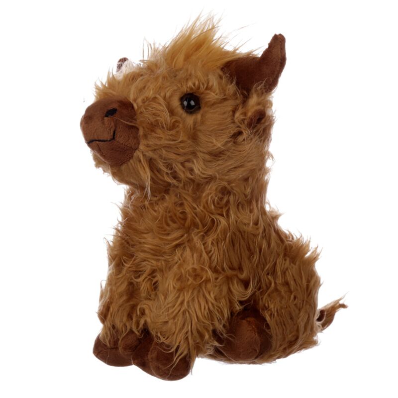 Highland Coo peluche peluche tappata porta
