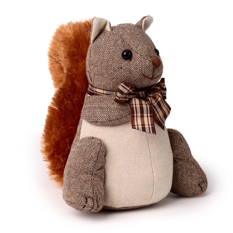 Squirrel con tappo per porte per peluche con arco a farfalla