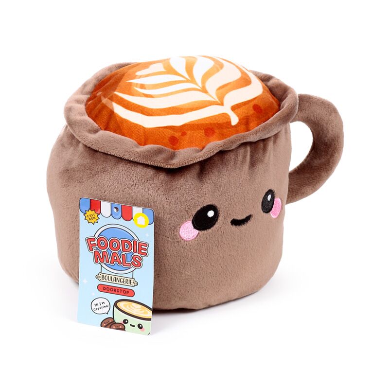 Foodiemals Cappuccino Plush Doorstopper