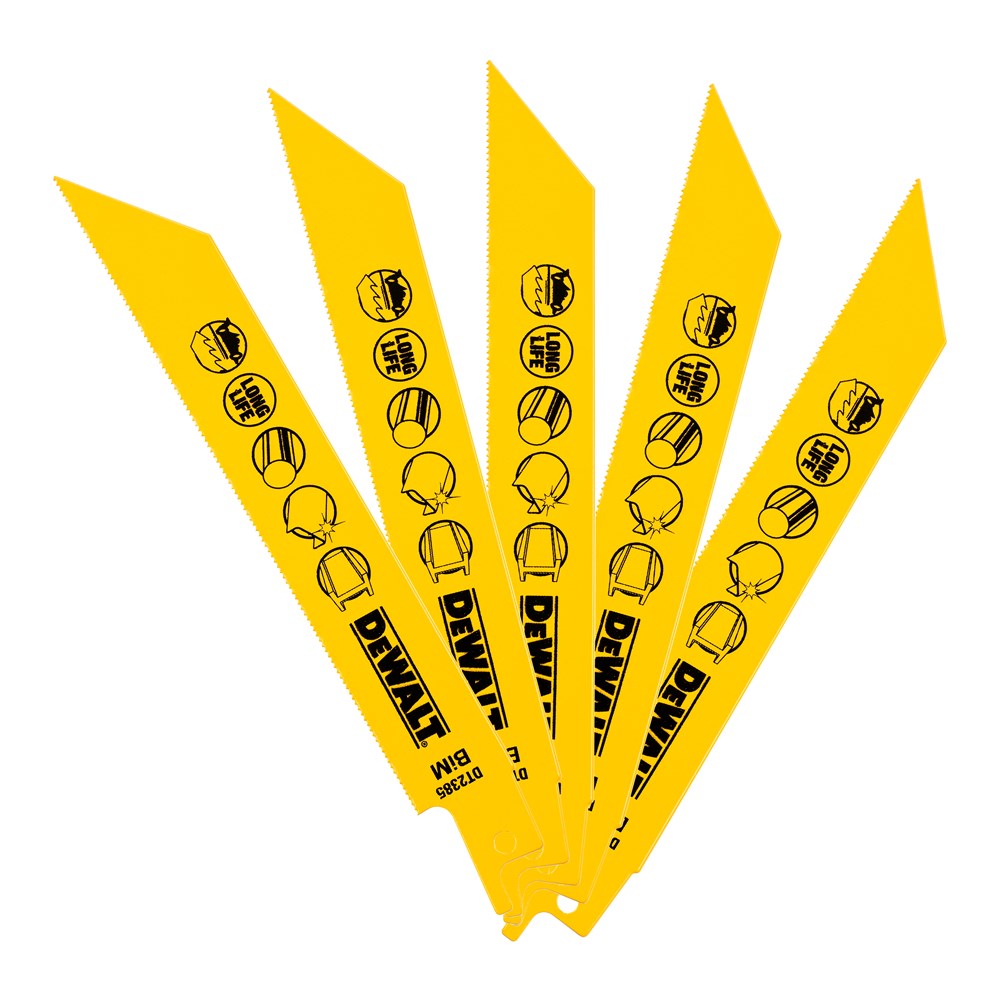 Accesorios dewalt hoja de sierra alternativa bim 152x1.0mm chapa hasta 1.5mm - dt2385-qz