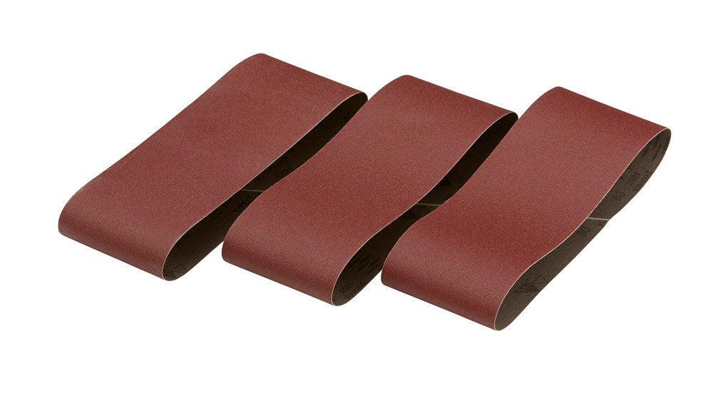Nastro abrasivo per accessori Dewalt, 100x610mm, k80 | 3 pezzi - dt3322-qz